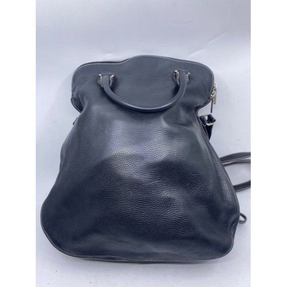 Dolce And Gabbana Miss Catch Fold Over Tote Black Leather Cross Body Bag - Picture 3 of 12